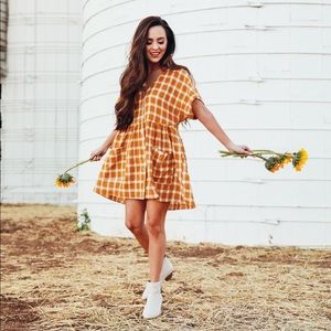 Show Me Your Mumu Gold Mini Dress